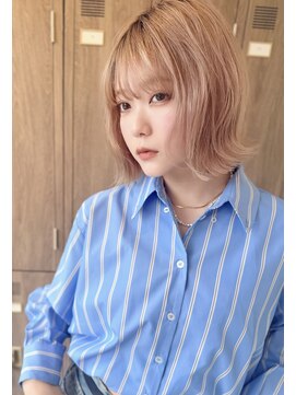 アンリー 四条烏丸店(Anree) 大人可愛い20代30代40代50代小顔◎大人可愛いハイトーンボブ