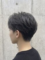 バーバーバー ナカノ(BARBER BAR NAKANO)&nbsp;【20代後半からの】大人ニュアンスパーマ×刈り上げないマッシュ