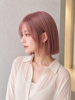 アースオーセンティック 立川店(EARTH Authentic)&nbsp;ピンクベージュ×タッセルボブ