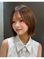 サンドナル 鹿児島天文館(sand NALU)&nbsp;ハッシュカット/グレージュ/デザインカラー[鹿児島天文館]
