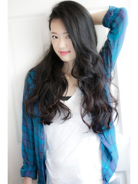 エイト プラット 渋谷2号店(EIGHT plat) 【EIGHT plat】黒髪でもぬけ感のあるロング