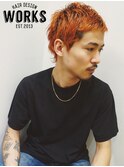 メンズウルフショートカット