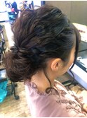 【札幌平岡　ヘアセット(アップスタイル)】　五十嵐美穂