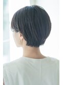 20代30代大人かわいい耳掛けショート×暗髪