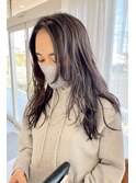 《Utoo e's つくば美容室 》ゆるっと無造作なくせ毛風パーマ
