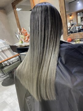 サニー 渋谷(SUNNY) グレーベージュニュアンスカラーアッシュミルクティー