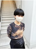CAF FUKO/黒髪マッシュショート/似合わせカット/大阪/心斎橋