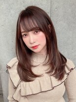 サロウィンフレンテ 新宿三丁目(SALOWIN Frente)&nbsp;石塚／小顔ナチュラルレイヤーロングヘア10代20代30新宿韓国ヘア