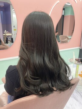 ガーランド(Girland) 【girland】オリーブブラウン 韓国風/レイヤーカット