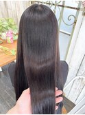 20代30代【髪質改善カラー】透け感チョコレートラベージュ