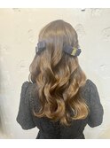 キレイめ大人ハーフツイン
