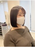 タッセルボブ×アッシュベージュ