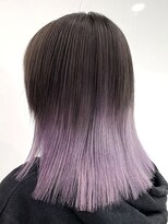 シエラ 心斎橋(CIERA.)&nbsp;CIERA.ボブウルフ×ホワイトパープルデザイン/wカラー/ウルフ