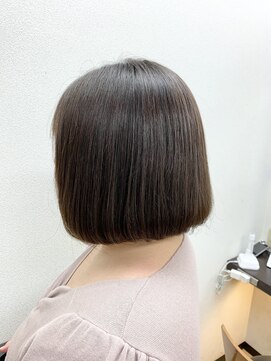 松本平太郎美容室 大宮店 前下がりボブ×酸性ストレート