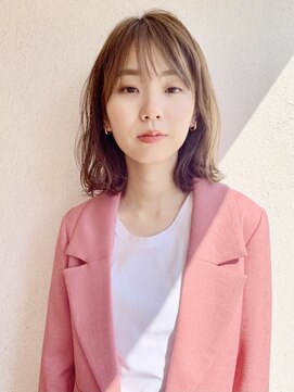 ハナレ(hanare) ゆるふわセミディ/透明感/アンニュイカール/シースルーバング