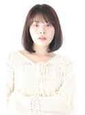 ☆lien.自由が丘 大橋☆ふんわりボブ/縮毛矯正/アッシュブラウン