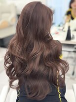 アマトウキョウスマートサロン(AMA TOKYO×Smart Salon) ヘーゼルベージュ ブリーチなし レイヤーカット 海外風