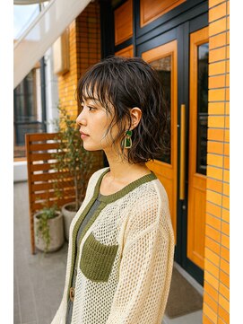 コポル(Copol) まわりと差がつく小顔ショート×アッシュグレージュ