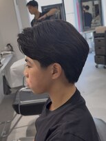 グルーマーズクレッジ 渋谷店(GROOMER/S CREDGE)&nbsp;men's/メンズ/刈り上げセンターパート/フェザーパーマ/渋谷