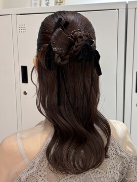 ロビー(LOBBY) 個性派ハーフアップカチモリ☆