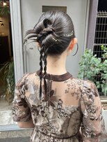 ポーズヘアー 大阪 福島(PAUSE HAIR) リボンアレンジ