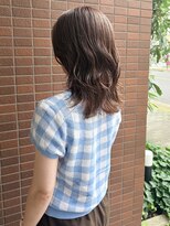 ヒントステーション(HINTSTATION)&nbsp;〈浅草美容室〉ミディアムレイヤー/アッシュラベンダー