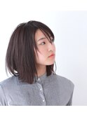 切りっぱなしボブ