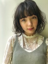 ガーデントウキョウ(GARDEN Tokyo)&nbsp;【GARDEN 田中麻由】ゆるウェーブパーマ×切りっぱなしボブ