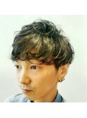 やわらかマッシュ+ツーブロック
