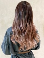 アイティー バイ アルバム 浦和店(IT by ALBUM) ピンクベージュウェーブ_耳かけウェーブパーマ_ba291122