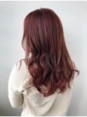 モテ髪ピンクブラウン