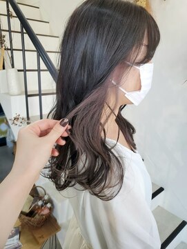 ノア(noa.) #大人気な透け感グレージュ×イヤリングカラー♪