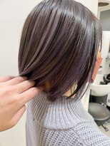 グーフィートーキョー 銀座(Goofy Tokyo)&nbsp;アンブレラカラー/ボブ/バイオレット＆アッシュグレー