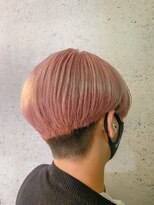 ブロッサム 大塚店(Blossom) ピンクベージュブリーチダブルカラーショート美髪大塚髪質改善
