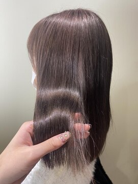 カムバイネオリーブ 溝の口店(Cam by neolive) ブリーチなし　ピンクベージュ