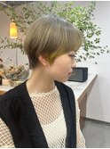 マッシュショート*インナーカラー20代30代40代*田中啓之