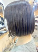 20代 30代 切りっぱなしボブ