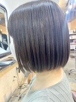 エトネ ヘアーサロン 仙台駅前(eTONe hair salon) 20代 30代　切りっぱなしボブ