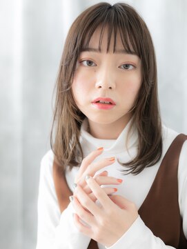 ドクターズサロン LAB 小山店 シースルーバングでツヤ髪レイヤーロングg小山10代20代30代