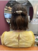 ☆結婚式お呼ばれヘアアレンジ/ゆるふわアレンジ☆