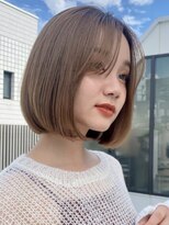 プアメリア 名古屋(Puamelia)&nbsp;トリートメント ブリーチなしダブルカラー 前髪縮毛矯正