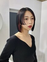 シセイ 青山(SHISEI)&nbsp;顔まわりレイヤー/ぱつっとボブ/インナーカラー［南青山］