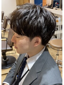 アメラボ 平針店(AmeLab) 【ビジネスカジュアル】スーツに似合う　ナチュラルショート