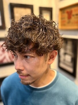 プレミアムバーバー 表参道店(PREMIUM BARBER produce by HIRO GINZA) パーマスタイル