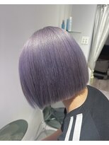 プライズ 成増店(prize)&nbsp;ラベンダーグレーハイトーンボブダブルカラー成増