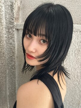 ノイ(noi) 顔周りレイヤーカットくびれヘアミルクティーベージュカラー