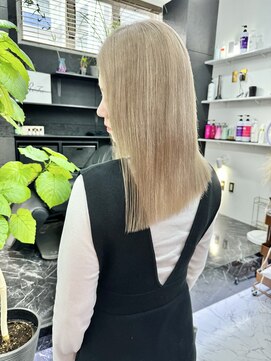 チュダック(ChuDuck) 韓国風《ミルクティー》ハイトーン/ケアブリーチ/ダブルカラー