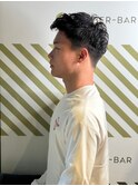 清潔感ある男子のナチュラルパーマ ヒートカール クロップ#2