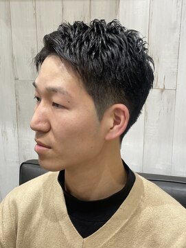 ヨシザワインク プレミアム 横浜 桜木町店(YOSHIZAWA Inc. PREMIUM) 短髪ツーブロックスタイル