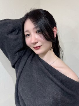 クレム 博多駅店(ChLem) 顔まわりレイヤー 艶カラー 暗髪 韓国風 髪質改善 福岡美容室